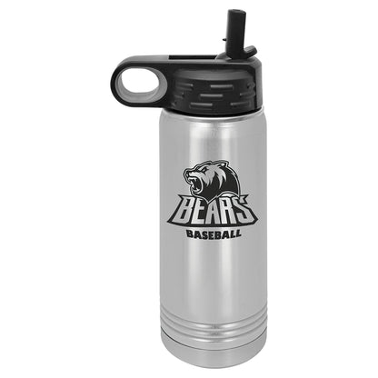 Water Bottle Vacuum Insulated Stainless Steel with Pop Up Lid - Celebrate Prints
