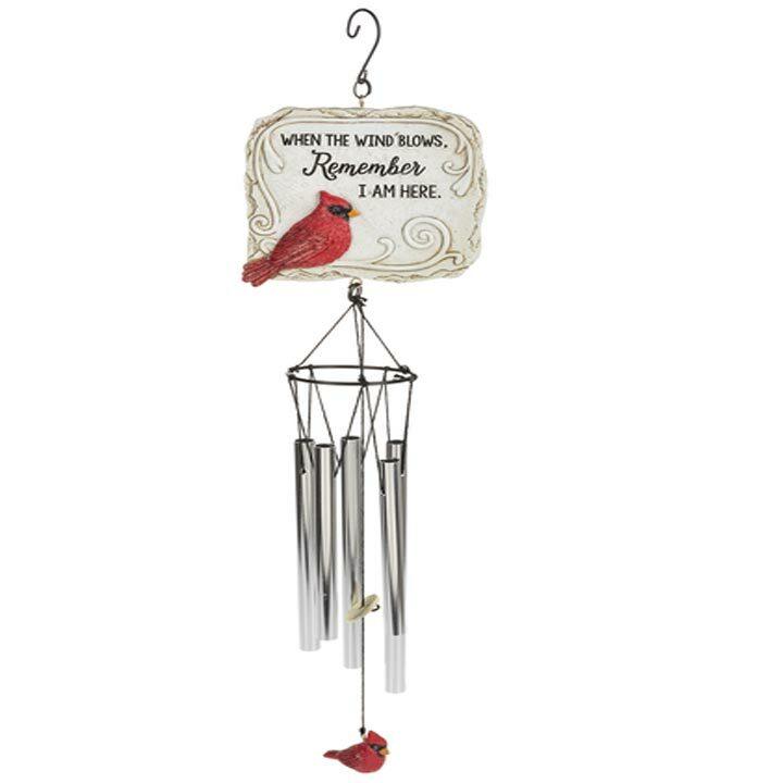 When The Wind Blows Garden Memorial Wind Chime - Celebrate Prints