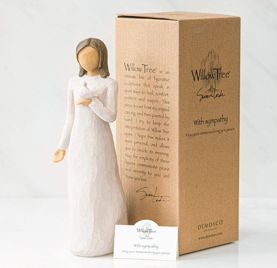 With Sympathy Willow Tree® Figurine - Celebrate Prints