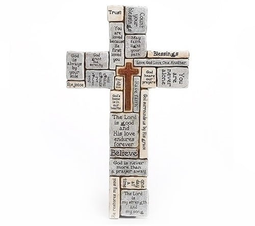Words and Sayings Comfort Wall Cross - Celebrate Prints